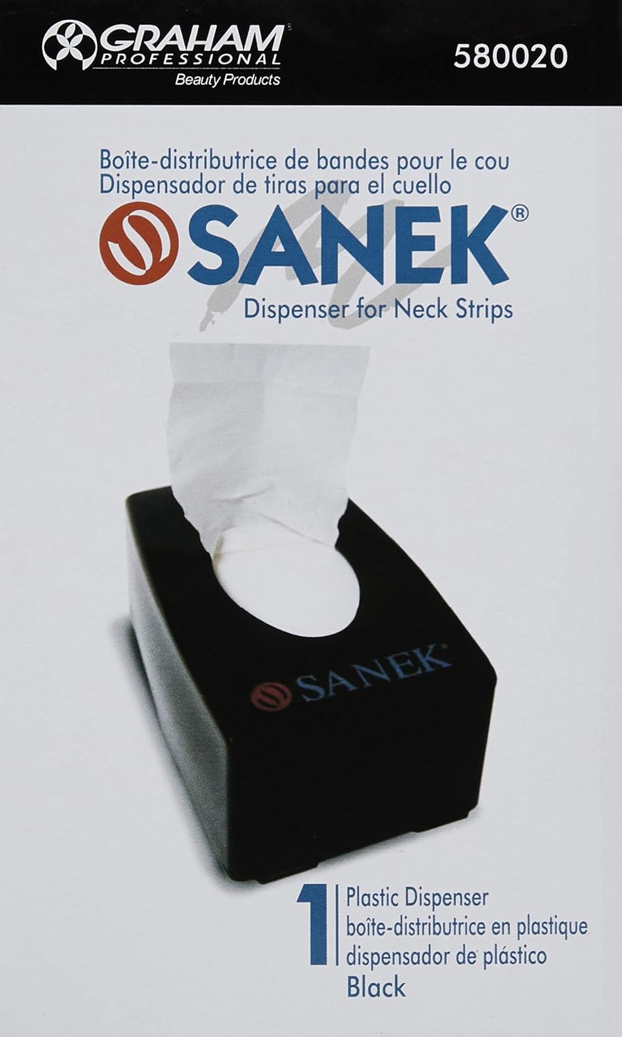 Sanek Neck Strip Dispenser - Black