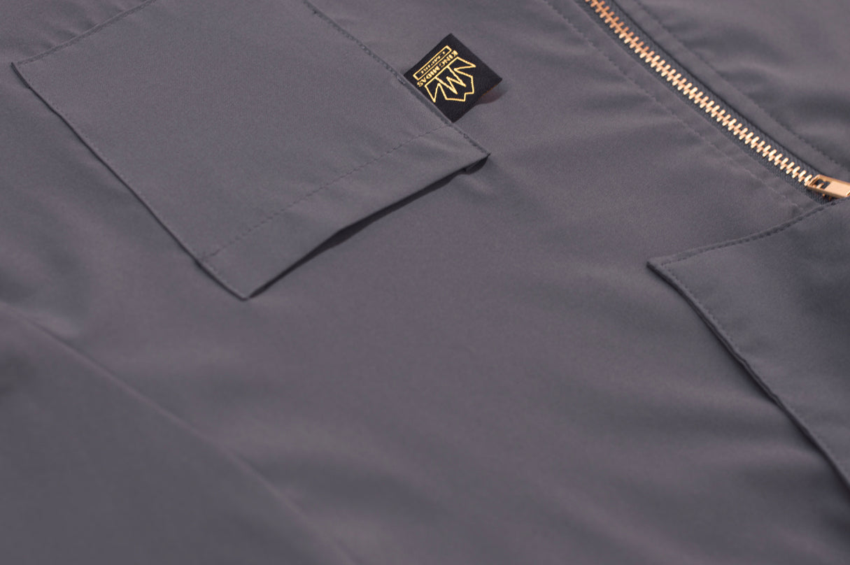 King Midas Barber Jacket Gray