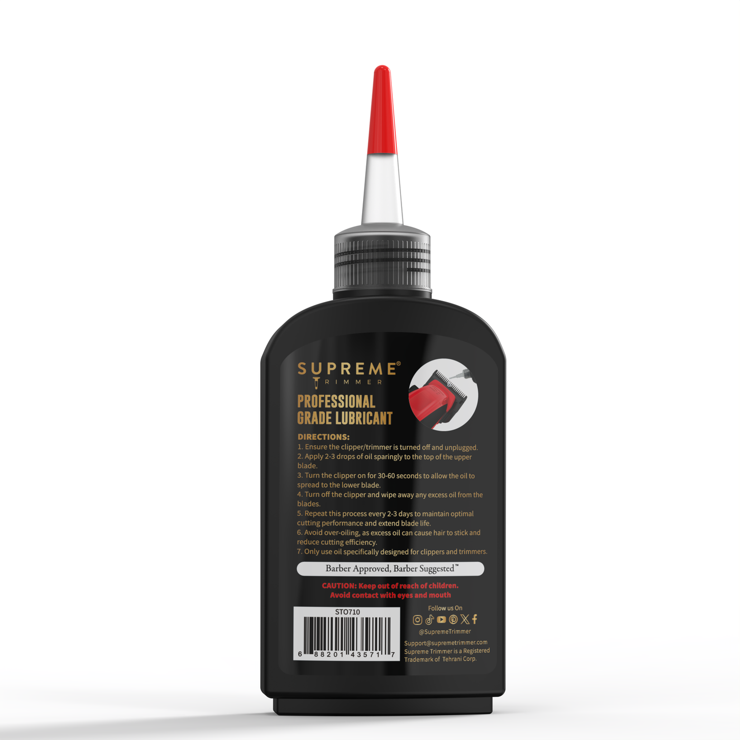 Supreme Trimmer Pro-Grade Blade Oil