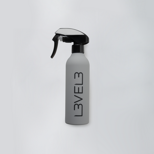 L3VEL3 Rubberized Spray Bottle Gray