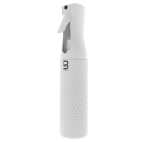 L3VEL3 Beveled Spray Bottle White
