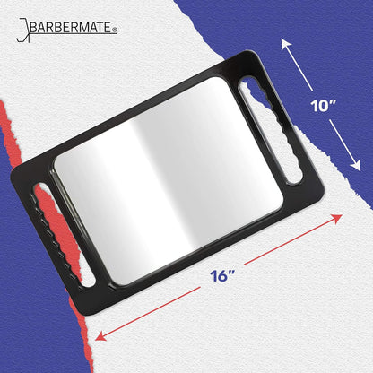 BarberMate Heavy Duty Plastic Tray Shop Mirror