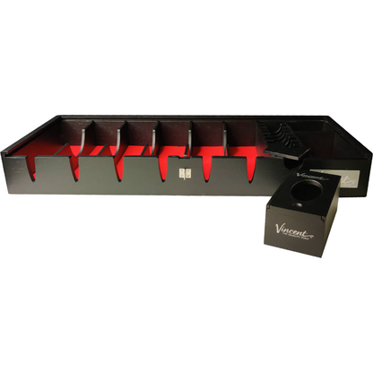 Vincent Bamboo Countertop Tray Deluxe Black