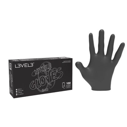 L3VEL3 Professional Barber Nitrile Gloves (Multiple Colors)